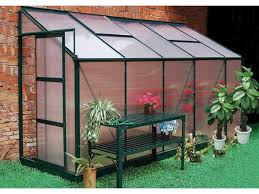 Anlehn Gewachshaus Aluminium Calice 3 7 M Gewachshaus Gewachs Kleiner Garten