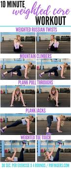 The 15 minute core hiit workout. Weighted Core Workout A 10 Minute Weighted Ab Workout