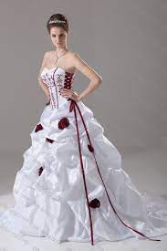 White Red Wedding Dress Bridal Go Wn Custom Plus Siz E Red Wedding Dresses Perfect Wedding Dress White Wedding Dresses