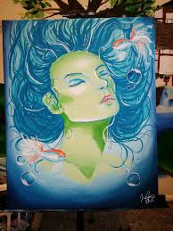 I'm the paint. She stretched really far to win