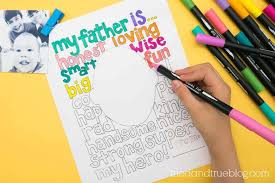 Free printable colouring pages for kids. Free Father S Day Coloring Page Tried True Creative