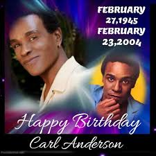 Remembering Carlton Earl "Carl" Anderson