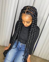 How To Create Pop Smoke Braids Emily Cottontop In 2020 Braided Hairstyles Natural Hair Braids Two Braids Hairstyle Black Women