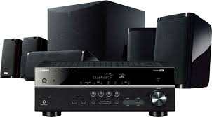 Yamaha 725w 4k Ultra Hd 5 1 Channel Home Theater System With Bluetooth Black Yht 4950ubl Best Buy In 2020 Best Home Theater System Home Theater Speaker System Yamaha Home Theater