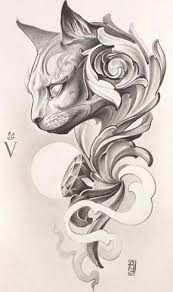 Cat Tattoo Design Cat Tattoo Designs Egypt Tattoo Egypt Tattoo Design