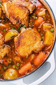Serve with mashed or boiled potatoes, or rice. Easy Chicken Stew Recipe Veronika S Kitchen