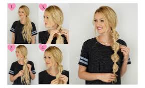 Here's how to get the look at home! Side Bubble Braid Tutorial Using Cashmere Hair Viva Glam Magazine