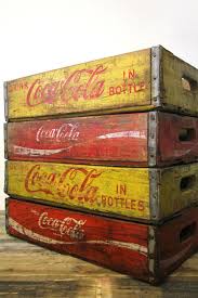 Page 1 of 1 start overpage 1 of 1. Vintage Coca Cola Wood Soda Case Crate Diamonds Rust