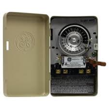 Ge 40 Amp 120 240 Volt 24 Hour Indoor Water Heater Timer 15146 The Home Depot Water Heater Heater Timer