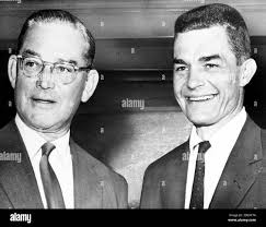 Robert White (right), New President and Editor of the New York Herald  Tribune is shown with John Hay Whitney