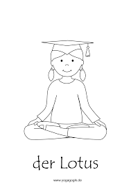 Kinderyoga Ausmalbild Lotus Yoga Fur Kinder Kinderyoga Kleinkind Turnen