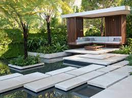 Garden Showcases Contemporary Spirit In Design Modern Landscaping Modern Landscape Design Contemporary Garden