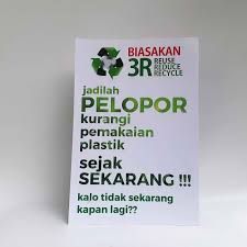 Contoh gambar poster kendalikan sampah plastik. Jual Poster Hemat Sampah Plastik Kab Sleman Syafana Tokopedia