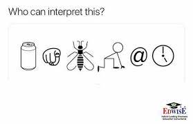 Apr 18, 2020 · answers to interpret the following the rebus pictogram word puzzle trending on facebook. Edwise International On Twitter Who Can Interpret This Quiz Brainteasers Riddles Puzzles Quizoftheday Edwise Fun Solve Games Riddles Questionoftheday Https T Co 7ylz14pcos Twitter