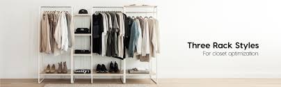 Clothing store floor display rack. Iris Usa Pi B3 Standing Garment Metal Clothing Rack With Bottom Shelf Black Buy Online At Best Price In Uae Amazon Ae