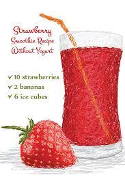 How To Make A Smoothie Without Yogurt Smoothie Without Yogurt Strawberry Smoothie Recipe Without Yogurt Smoothie Recipes Strawberry