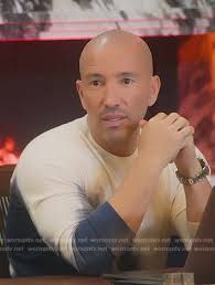 WornOnTV: Jason's dip dye sweater