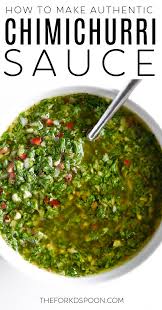 In a food processor, add garlic, parsley, coriander, oregano, chili flakes, cumin and vinegar. Chimichurri Recipe How To Make Chimichurri Sauce The Forked Spoon