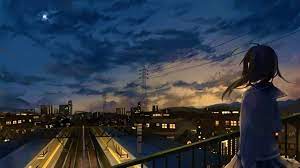 13 Ide Landscape Anime For Widgets Pemandangan Anime Animasi Gambar