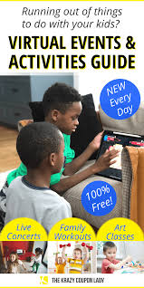 Today S Free Virtual Events Kids Indoor Activities Guide In 2020 Indoor Activities For Kids Free Activities For Kids Activities