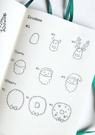 Step By Step Christmas Doodles Plus Cheatsheet Christmas Doodles Easy Christmas Drawings Xmas Drawing