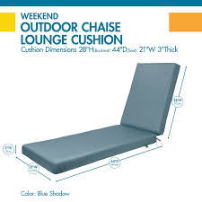 The dynamic pattern of this outdoor chaise lounge cushion evokes a global feel for your outdoor seating area. Duck Covers Weekend Water Resistant Outdoor Chaise Cushion Overstock 31319491