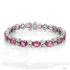 Maybe you would like to learn more about one of these? Pink Sapphire Bracelet Oval 14 85 Ct 18k White Gold J8484
