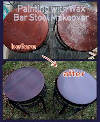 To help you find the best bar stools for your home, the this old house reviews team researched a number. Bar Stool Makeover Painting With Wax Scavenger Chic