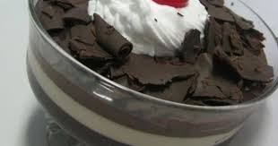 Resep Puding Black Forest Cup Hidangan Penutup Makanan Puding