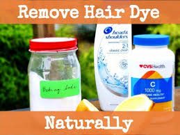 Well, you probably used a detergent. How To Naturally Remove Hair Dye With Baking Soda Vitamin C And Vinegar Hair Dye Removal Baking Soda Hair Lightener How To Lighten Hair
