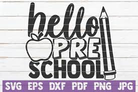 Download Hello Preschool Graphic By Mintymarshmallows Creative Fabrica PSD Mockup Templates