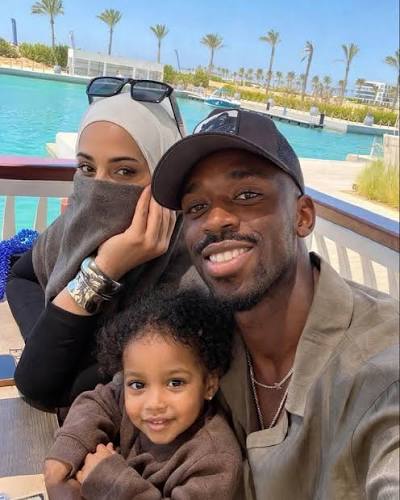 Wholesome moment with Dembélé and his family 🥹