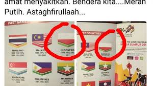 Posted by leong at 06:02. Heboh Insiden Bendera Indonesia Terbalik 13 Negara Ini Memang Punya Bendera Yang Terlihat Mirip Tribun Travel