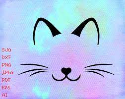 Free Free 178 Cat Whiskers Cat Face Svg Free SVG PNG EPS DXF File