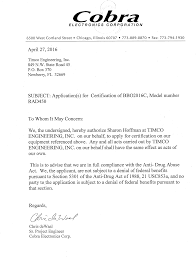 Detector de radar o antiradar es ilegal? 2016c Radar Detector Cover Letter Poa Cobra Electronics