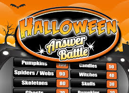 Simply download the pdfs, cut them out, fold and stick, and then start having some halloween monster. Halloween Answer Battle Trivia Powerpoint Template Youth Downloads