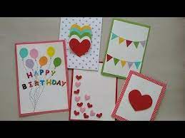 Simple gift envelopes that you can make in minutes. 5 Cute Easy Greeting Cards Srushti Patil Simple Greeting Card Designs Card Making Birthday Easy Greeting Cards