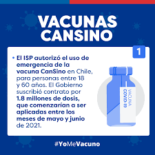 Primera producción de la vacuna cansino, envasada en méxico por drugmex. Autorizadas Las 1 8 Ministerio De Salud Chile Facebook