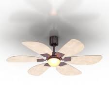 Download 3d Ceiling Fan Decorative Wide 6 Blade Ceiling Fan House 3d Model Decor
