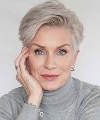 Non-traditional classy grandmother figure