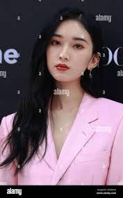 Chinese singer Liu Lingzi attends Vogue Me event in Shanghai, China, 18  November 2020. (Photo by Stringer/ChinaImages/Sipa USA Stock Photo - Alamy