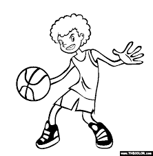 Sports coloring pages are an excellent way of introducing your little ones to the active world of sports, encouraging them to participate in some active sports themselves. Sports Online Coloring Pages