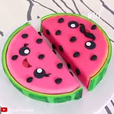 Watermelon Cake Video Watermelon Cake Savoury Cake Cupcake Cakes