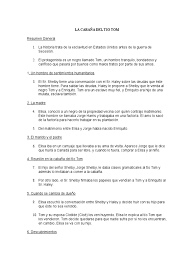 Popular hoy en día, por lo que este libro la cabaña del tio tom completo es muy interesante y vale la pena leerlo. Resumen Cabana Tio Tom La Cabana Del Tio Tom Esclavitud