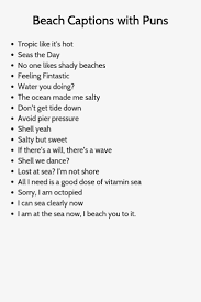 Beach Captions With Puns Beach Captions Puns Beach Instagram Captions Instagram Quotes Captions Instagram Quotes