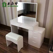 Moderne Minimaliste Blanc Brillant Peinture Piano Chambre Commode Et Coiffeuse Ikea Dressing Table Tele Coiffeuse Meuble Moderne Chambre Minimaliste Coiffeuses