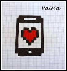 Each color has a number, so your task is to use the colors on the pixels with the same number on them. 54 Idees De Dessins Pixels Dessin Pixel Pixel Pixel Art