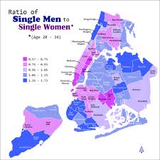 Nyc Opendata Nycedc Ratio Of Single Men To Single Women In