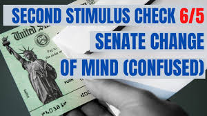 Second Stimulus Check Update Senate Change Of Mind Youtube