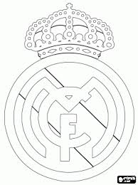 Escudo Real Madrid Colorear